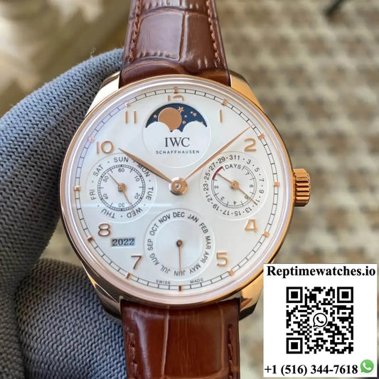IWC Portuguese Perpetual Calendar IW503302 APS Factory Red Gold - Watches