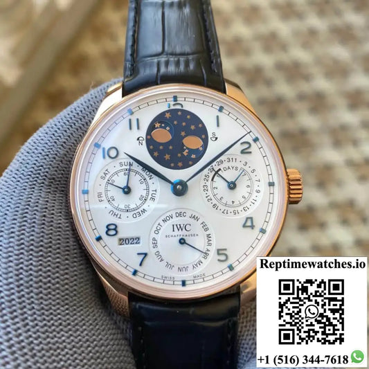 IWC Portuguese Perpetual Calendar IW503405 APS Factory Red Gold - Watches