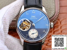 IWC Portuguese Tourbillon IW546302 ZF Factory Blue Dial - Watches