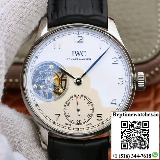 IWC Portuguese Tourbillon ZF Factory Stainless Steel White Dial - Watches