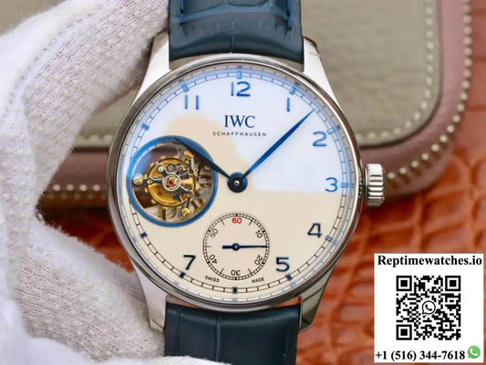 IWC Portuguese Tourbillon ZF Factory Stainless Steel White Dial - Watches