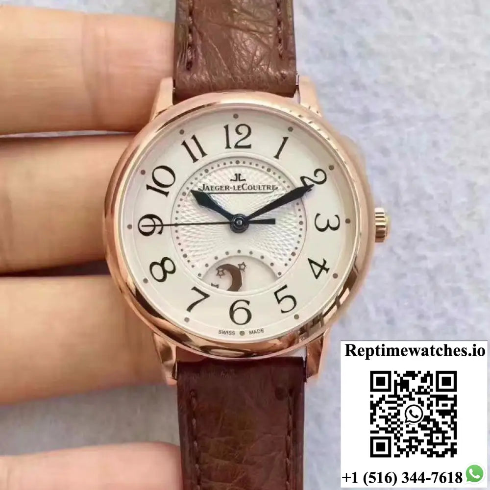 Jaeger-LeCoultre Ladies Rendez-Vous Night & Day Medium 3442420 White Dial - Watches