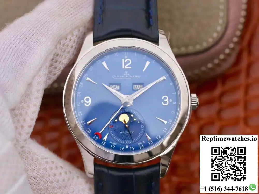Jaeger-LeCoultre Master Calendar 1558420 Blue Dial OM Factory - Watches