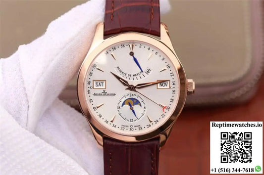 Jaeger-LeCoultre Master Calendar Q151242A Rose Gold Silver Dial - Watches