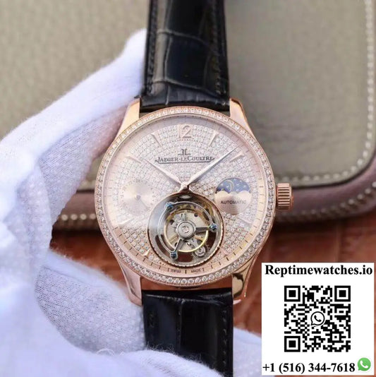 Jaeger-LeCoultre Master Complication Functions Tourbillon 18K Rose Gold Diamonds Dial Product Photo 1