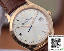 Jaeger LeCoultre Master Control Date Q1542520 ZF Factory 18K Rose Gold White Dial - Watches