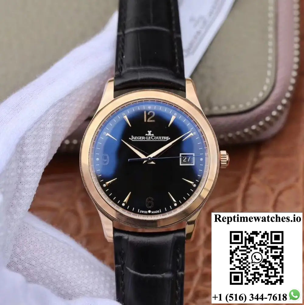 Jaeger LeCoultre Master Control Date Q1542520 ZF Factory Black Dial - Watches