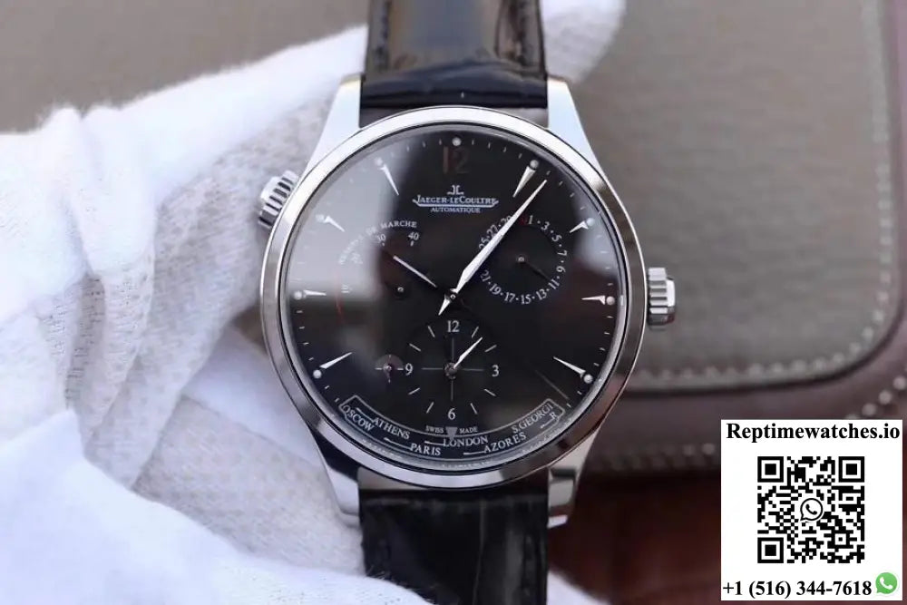 Jaeger-LeCoultre Master Geographic 1428421 TW Factory Black Dial - Watches
