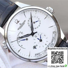 Jaeger-LeCoultre Master Geographic Steel 1428421 Silver Dial - Watches
