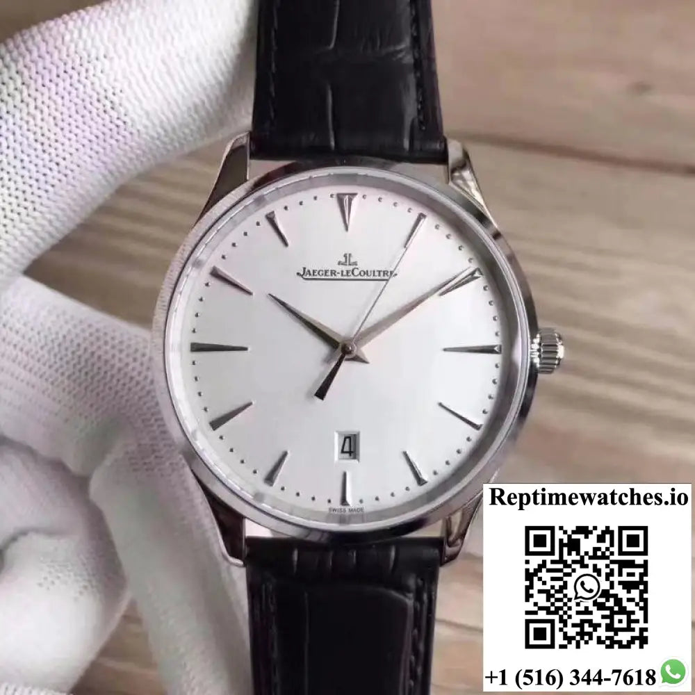Jaeger-LeCoultre Master Ultra Thin Date 1288420 ZF Factory Silver Dial - Watches