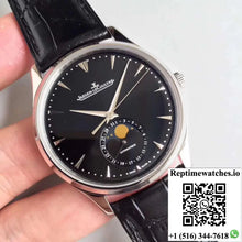 Jaeger-LeCoultre Master Ultra Thin Moon 1368470 ZF Factory Black Dial - Watches