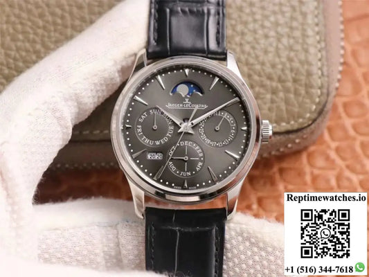 Jaeger-LeCoultre Master Ultra Thin Moon Perpetual Calendar 130354J V9 Factory Gray Dial AI Factory