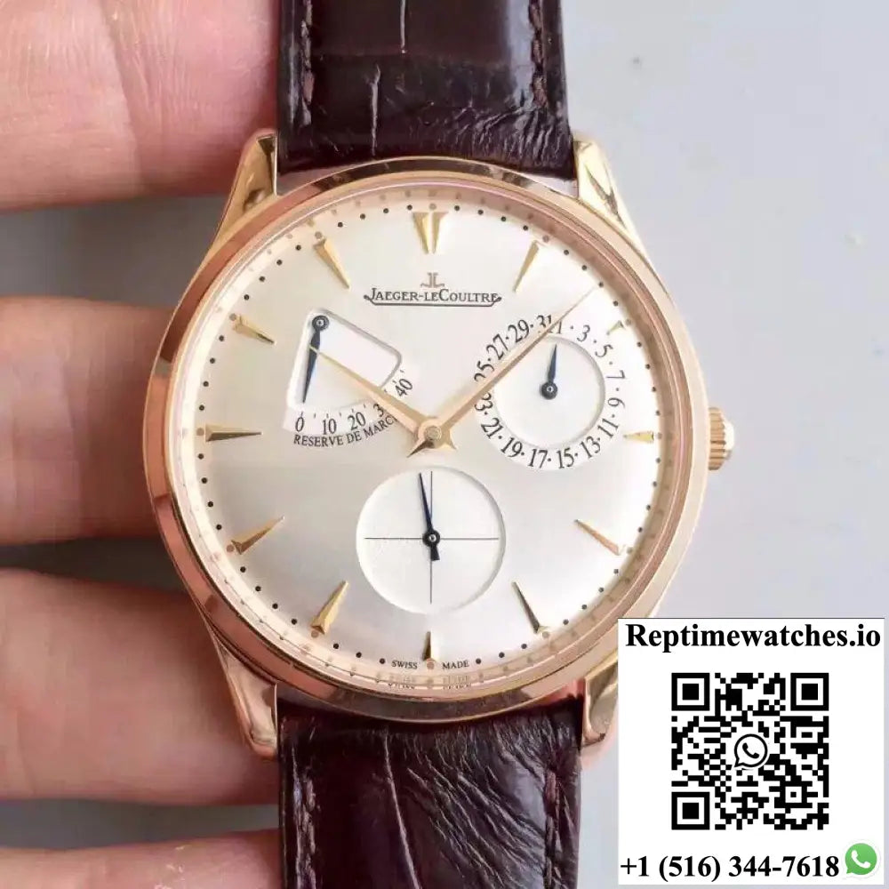Jaeger-LeCoultre Master Ultra Thin Reserve De Marche 1372520 ZF Factory Silver Dial - Watches