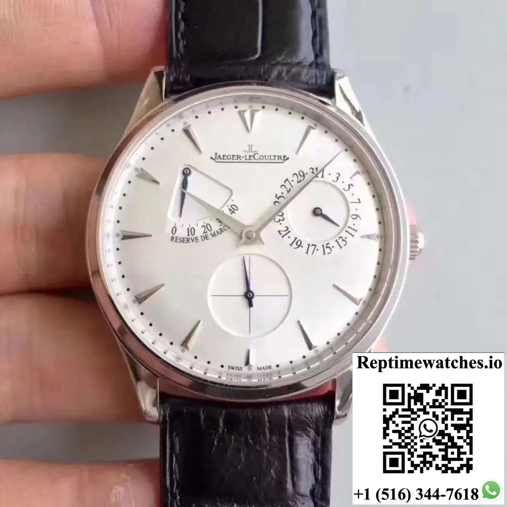 Jaeger-LeCoultre Master Ultra Thin Reserve De Marche 1378420 ZF Factory Silver Dial - Watches