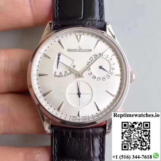Jaeger-LeCoultre Master Ultra Thin Reserve De Marche 1378420 ZF Factory Silver Dial - Watches