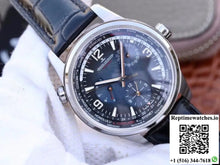 Jaeger-LeCoultre Polaris Geographic 904847J 42MM TWA Factory Black Blue Textured Dial - Watches