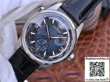 Jaeger-LeCoultre Polaris Geographic 904847J 42MM TWA Factory Black Blue Textured Dial - Watches