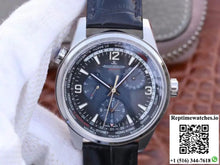 Jaeger-LeCoultre Polaris Geographic 904847J 42MM TWA Factory Black Blue Textured Dial - Watches