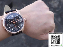 Jaeger-LeCoultre Polaris Geographic Rose Gold 904847J 42MM TWA Factory Black Dial - Watches