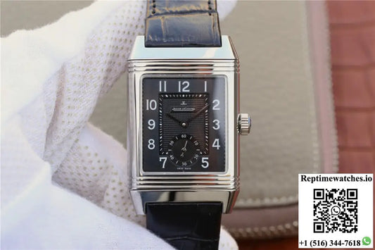 Jaeger-LeCoultre Reverso Q3738470 Stainless Steel Black Dial AF Factory