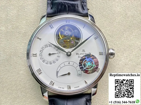 JB Factory Blancpain Villeret Tourbillon 8 Jours 6025-1542-55b AI Factory