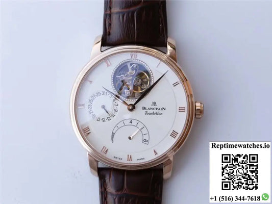 JB Factory Blancpain Villeret Tourbillon 8 Jours 6025-3642-55b AI Factory