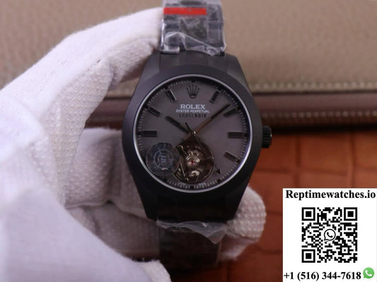 Jb Factory Replica Rolex Milgauss Base 116400 Label Noir Design Lnt01Hs-001 Black Case Watch-Rep Time Watches