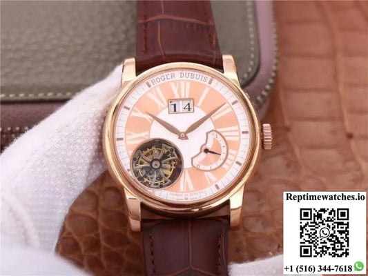 JB Factory Roger Dubuis Hommage Flying Tourbillon RDDBHO0568 Pink AI Factory