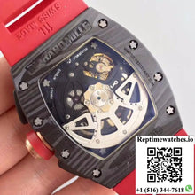 KV Factory Richard Mille RM011 Lotus F1 Team Romain Grosjean Forged Carbon Black Skeleton Dial - Watches