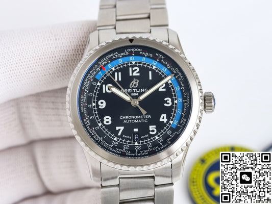 Breitling Classic AVI AB3521U41B1A1 BLS Factory World Time