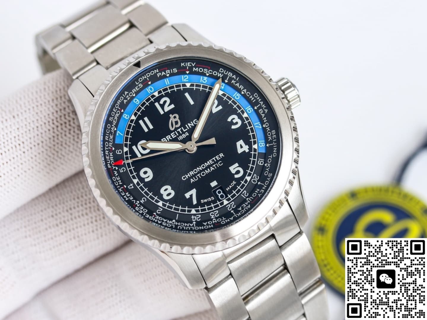 Breitling Classic AVI AB3521U41B1A1 BLS Factory World Time