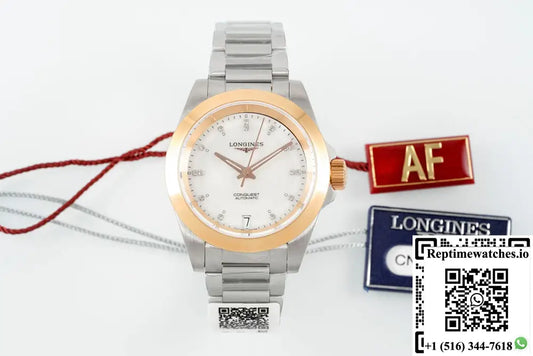Longines Concas L3.320.5.87.6 AF Factory Rose Gold Crown