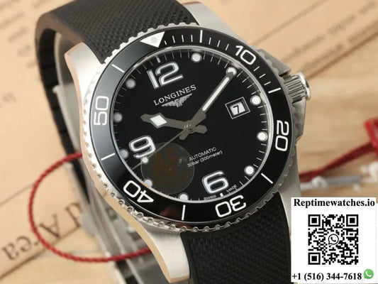 Longines Concas L3.780.4.56.9 AF Factory Rubber Strap Product Photo 1