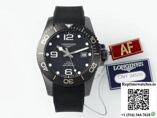Longines Concas L3.784.4.56.9 AF factory rubber strap