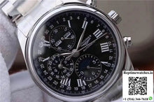 Longines Conquest Classic Chronograph Moonphase Black Dial - Watches