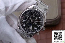 Longines Conquest Classic Chronograph Moonphase Black Dial - Watches