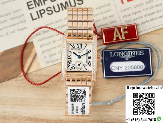 Longines Elegant L5.200.9.71.6 AF Factory Rose Gold Case
