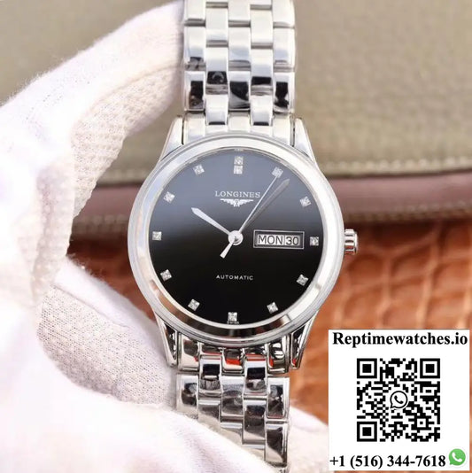 Longines Flagship Automatic Double Calendar L4.899.4.57.6 AI Factory