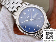 Longines Flagship Double Calendar L4.899.4.12.601 GK Factory Blue Dial - Watches