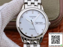 Longines Flagship Double Calendar L4.899.4.12.602 GK Factory White Dial - Watches