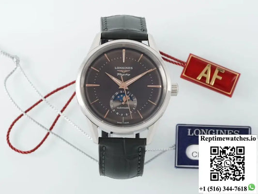Longines Flagship L4.815.4.62.2 AF factory stainless steel case
