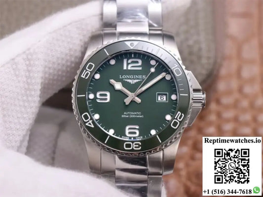 Longines Hydroconquest L3.781.4.06.6 ZF Factory Green Dial AI Factory