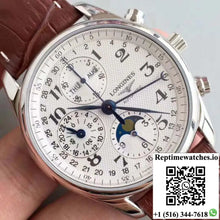 Longines Master Collection Moonphase Chronograph L2.673.4.78.3 JF Factory White Dial - Watches