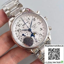 Longines Master Collection Moonphase Chronograph L2.673.4.78.6 JF Factory White Dial - Watches