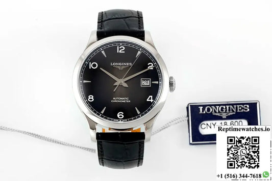 Longines Record Collection L2.821.4.56.2 AF Factory Crocodile Skin
