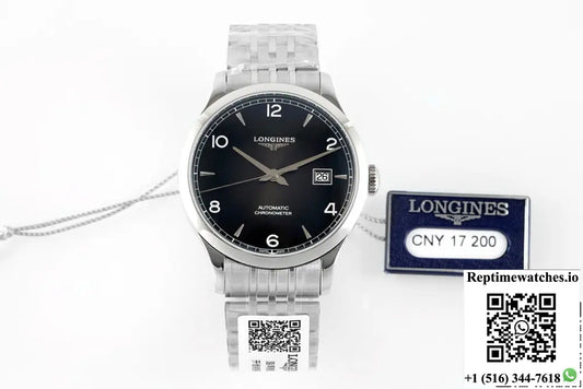 Longines Record Collection L2.821.4.56.6 AF Factory Sapphire Crystal