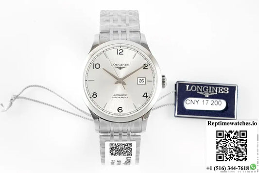 Longines Record Collection L2.821.4.76.6 AF Factory Date Display
