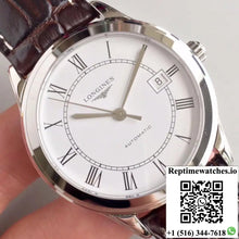 Longines Record L2.820.4.11.2 White Dial - Watches
