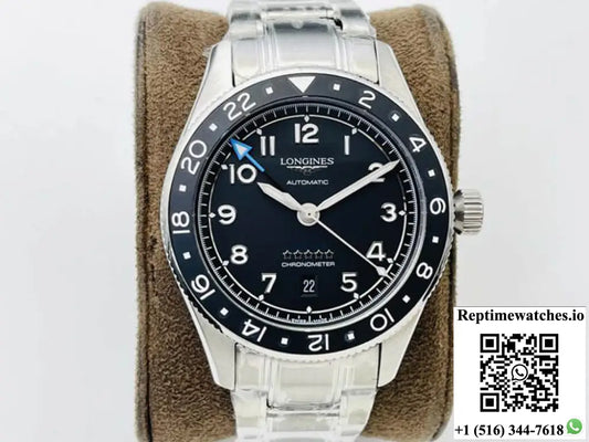 Longines Spirit ZuIu Time L3.812.4.53.6 LG Factory Black Dial - Watches