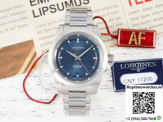 Longines Sports L3.430.4.97.6 AF Factory Stainless Steel Case